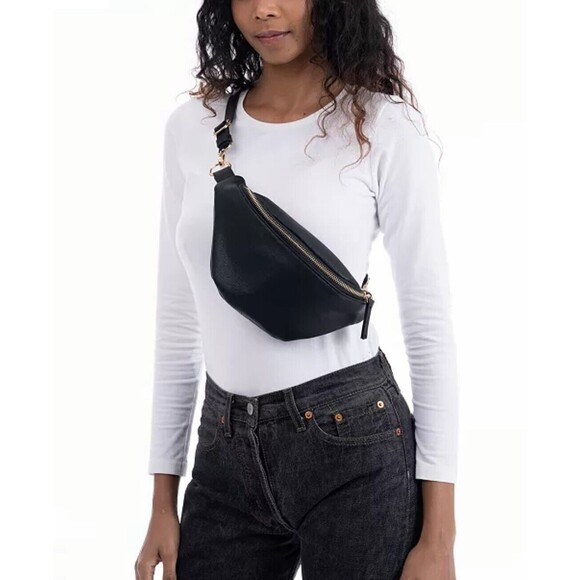 A.N.A. A New Approach Handbags - A.N.A. A New Approach Black Fanny Pack/Bag